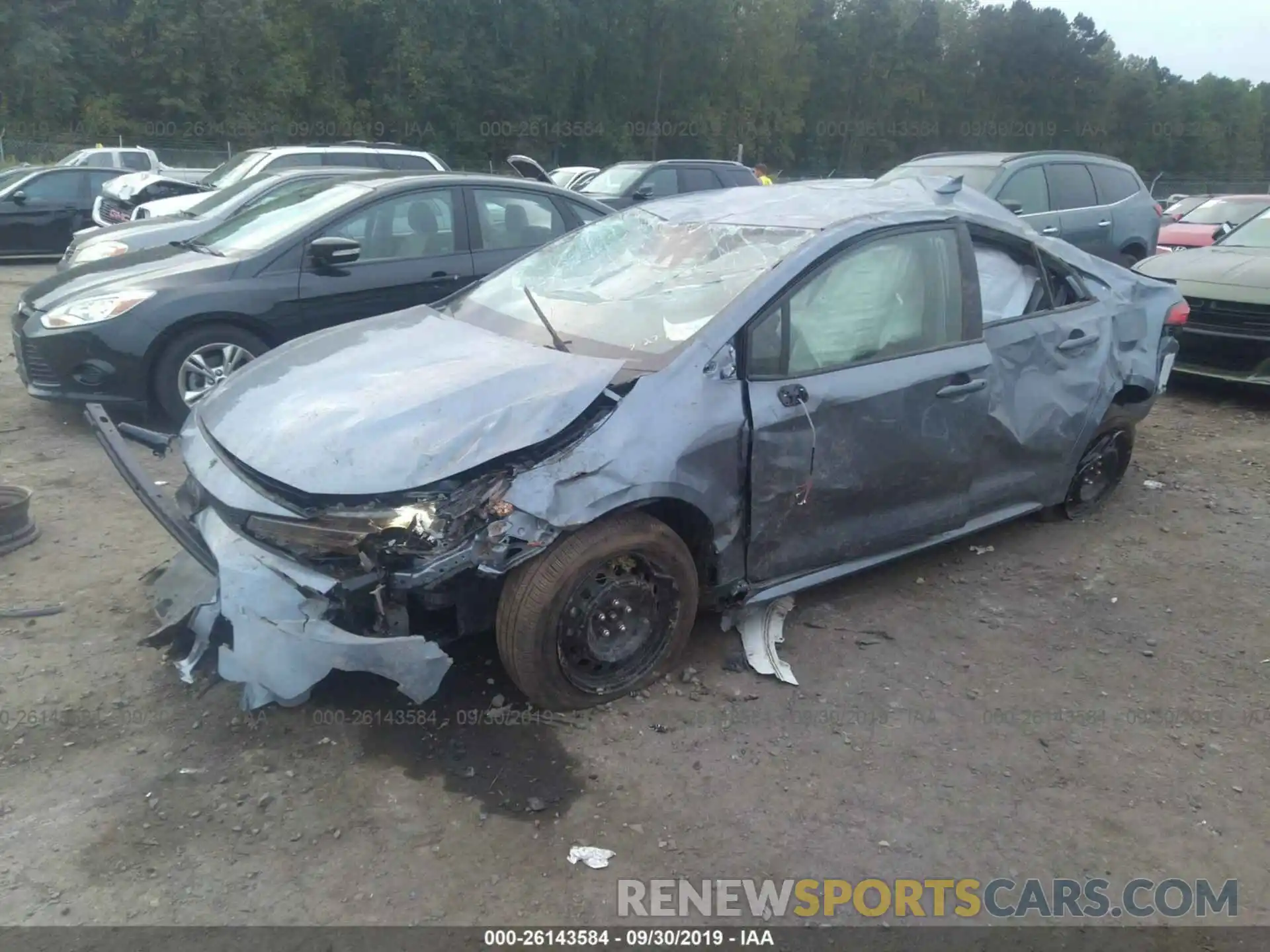 2 Photograph of a damaged car JTDEPRAE9LJ060728 TOYOTA COROLLA 2020