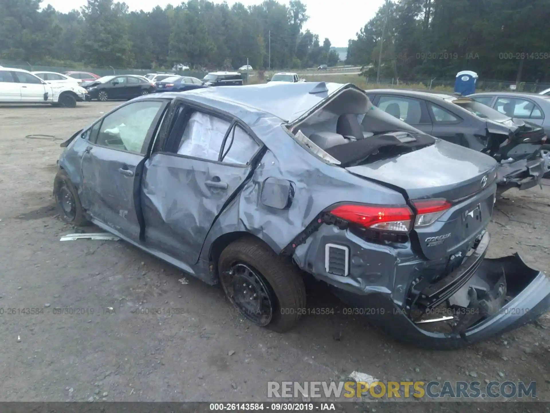 3 Photograph of a damaged car JTDEPRAE9LJ060728 TOYOTA COROLLA 2020