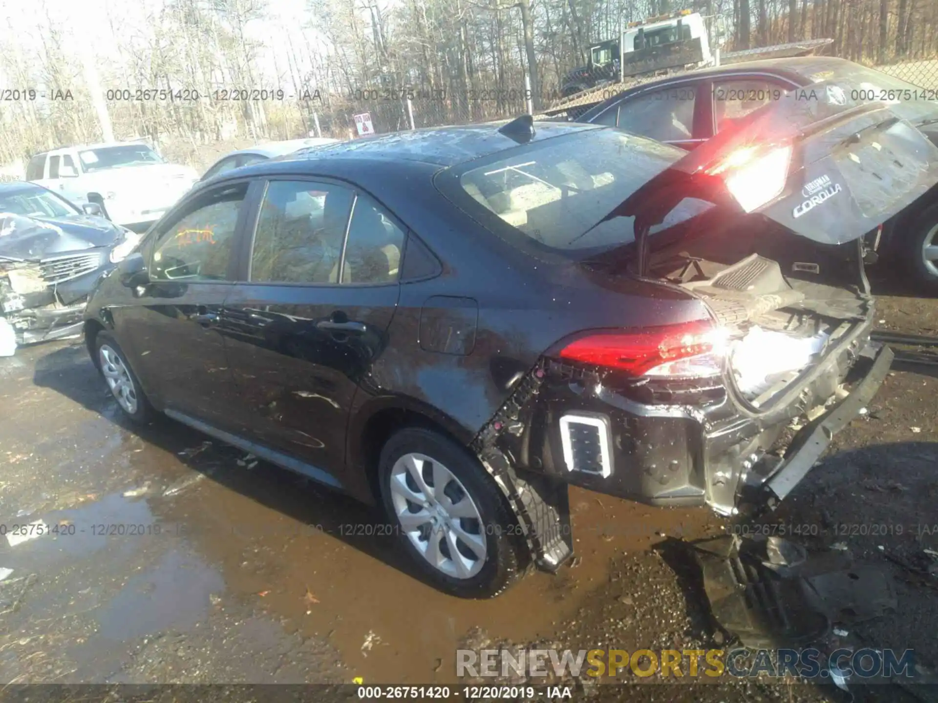 3 Photograph of a damaged car JTDEPRAE9LJ061006 TOYOTA COROLLA 2020