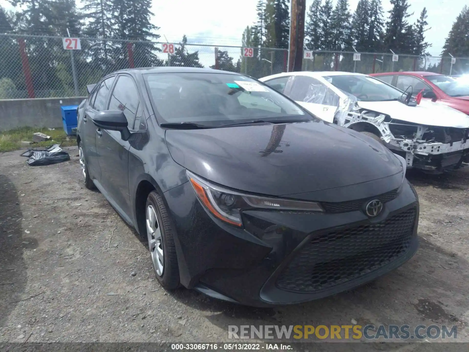 1 Photograph of a damaged car JTDEPRAE9LJ062382 TOYOTA COROLLA 2020