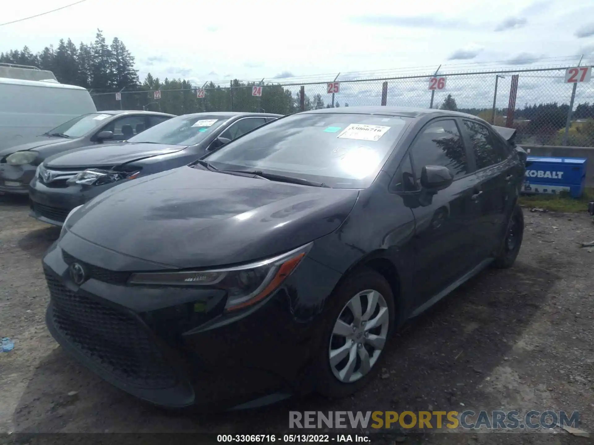 2 Photograph of a damaged car JTDEPRAE9LJ062382 TOYOTA COROLLA 2020