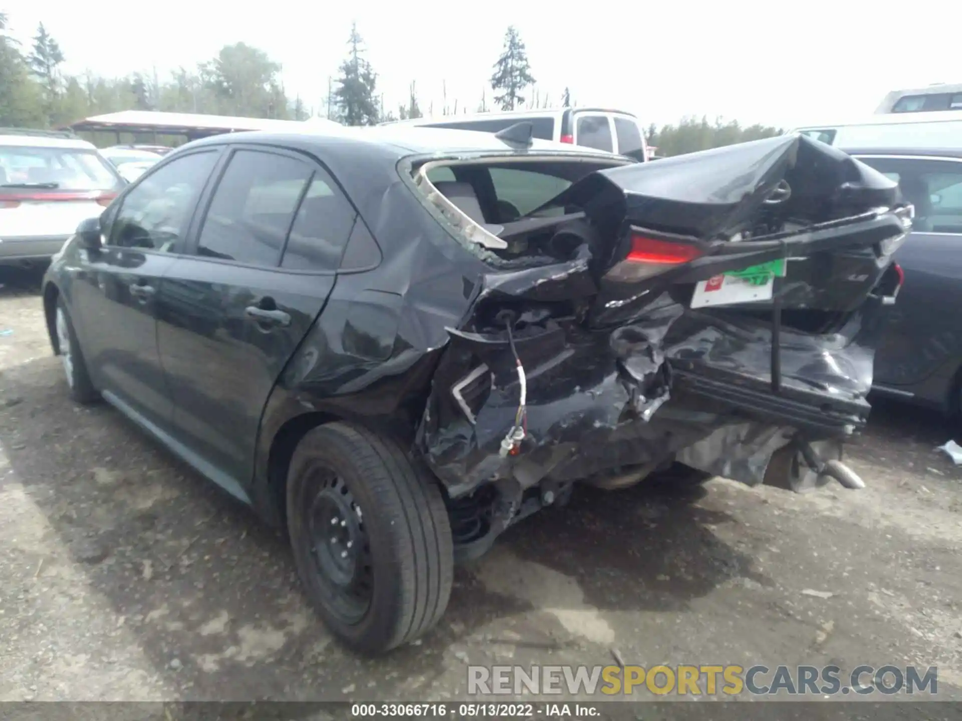 3 Photograph of a damaged car JTDEPRAE9LJ062382 TOYOTA COROLLA 2020