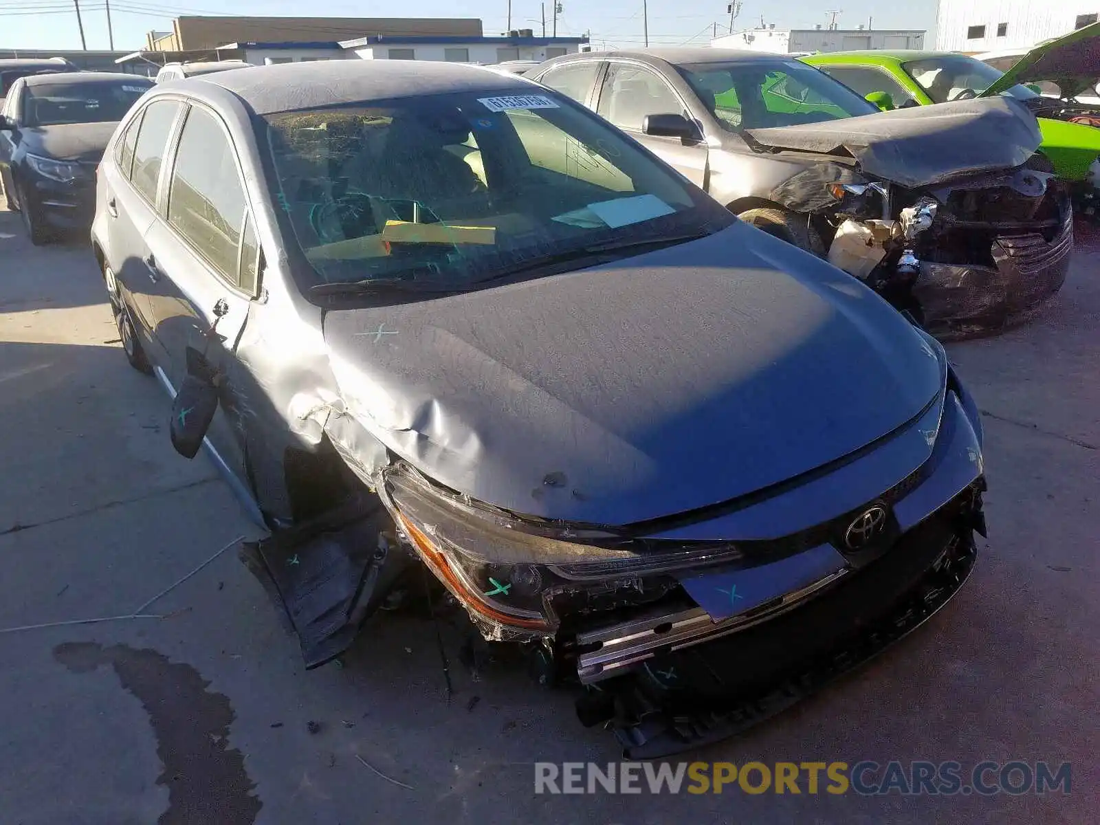 1 Photograph of a damaged car JTDEPRAE9LJ062429 TOYOTA COROLLA 2020