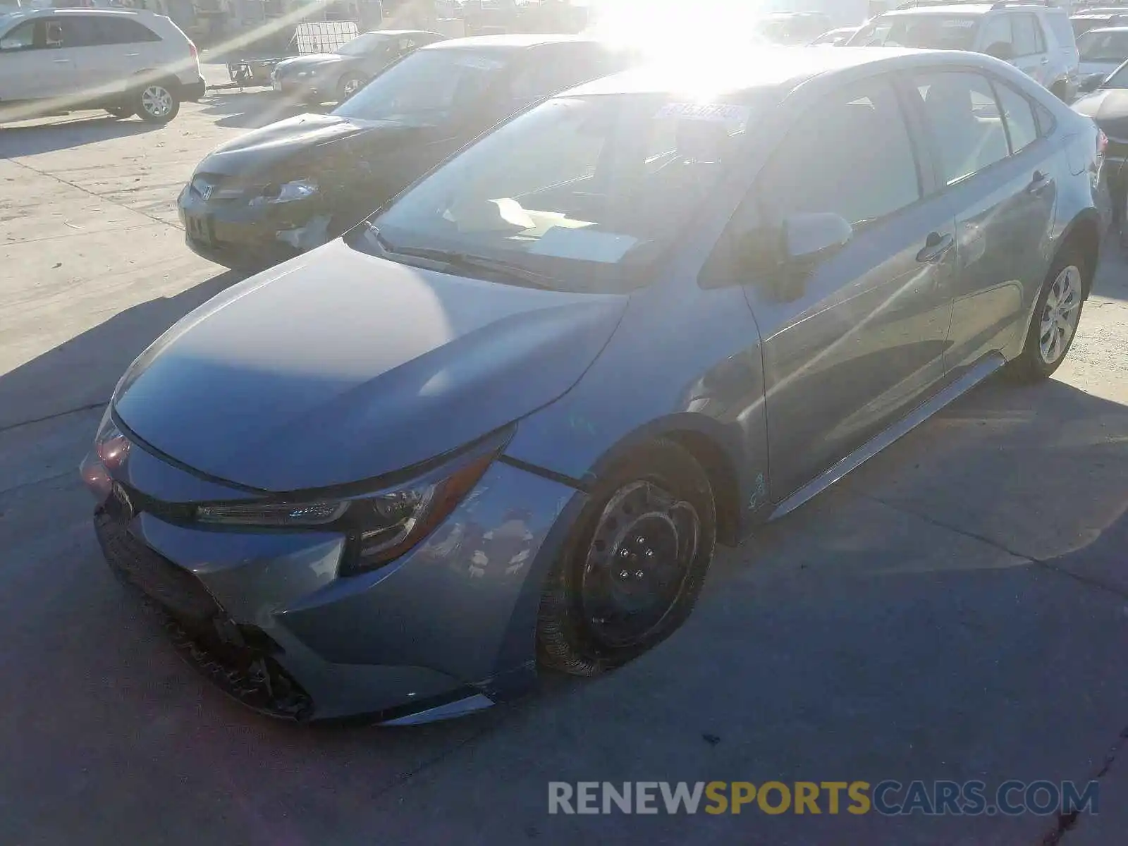 2 Photograph of a damaged car JTDEPRAE9LJ062429 TOYOTA COROLLA 2020