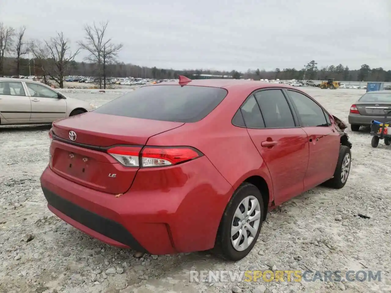 4 Photograph of a damaged car JTDEPRAE9LJ063046 TOYOTA COROLLA 2020