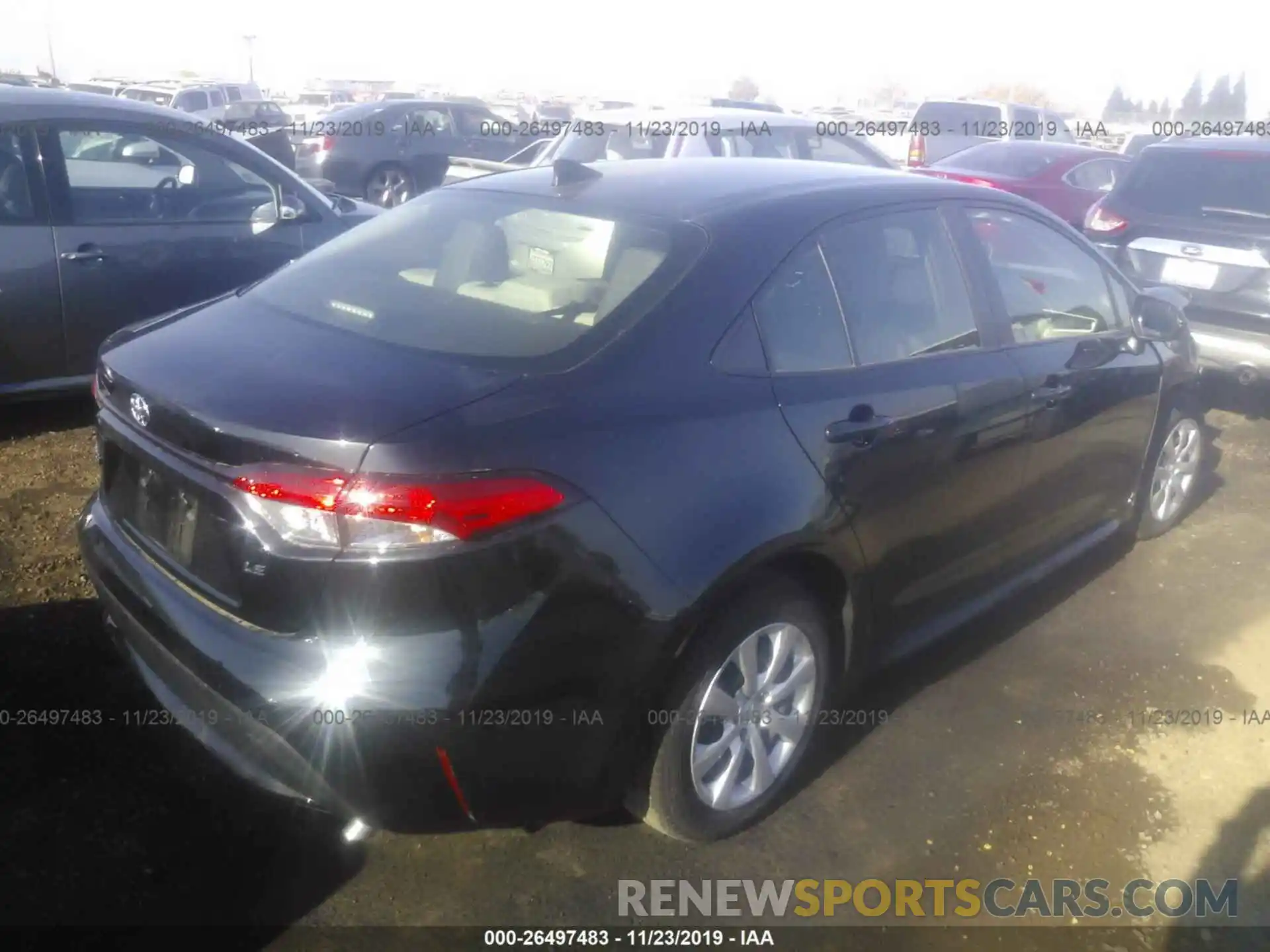 4 Photograph of a damaged car JTDEPRAE9LJ063127 TOYOTA COROLLA 2020