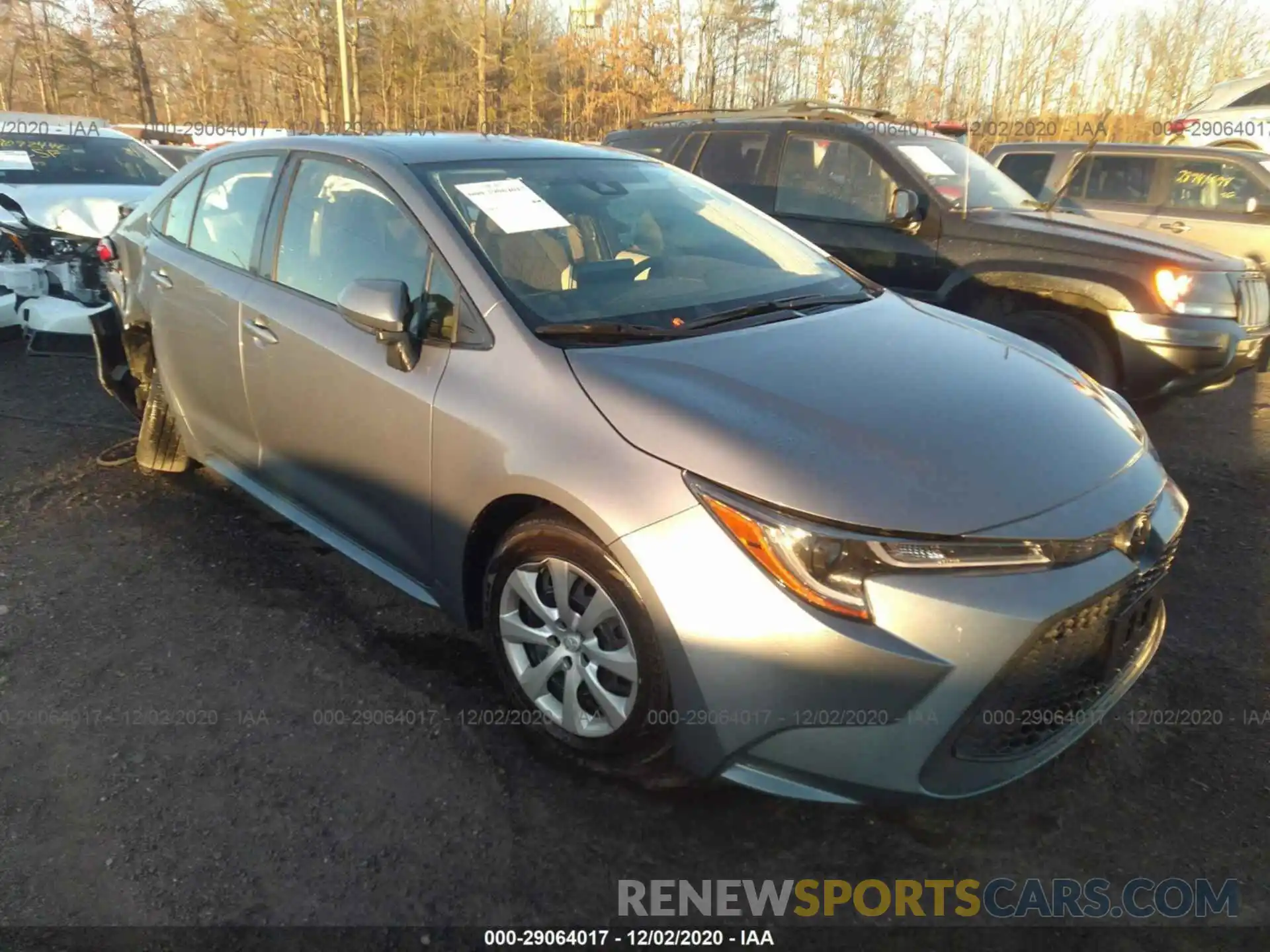 1 Photograph of a damaged car JTDEPRAE9LJ063242 TOYOTA COROLLA 2020