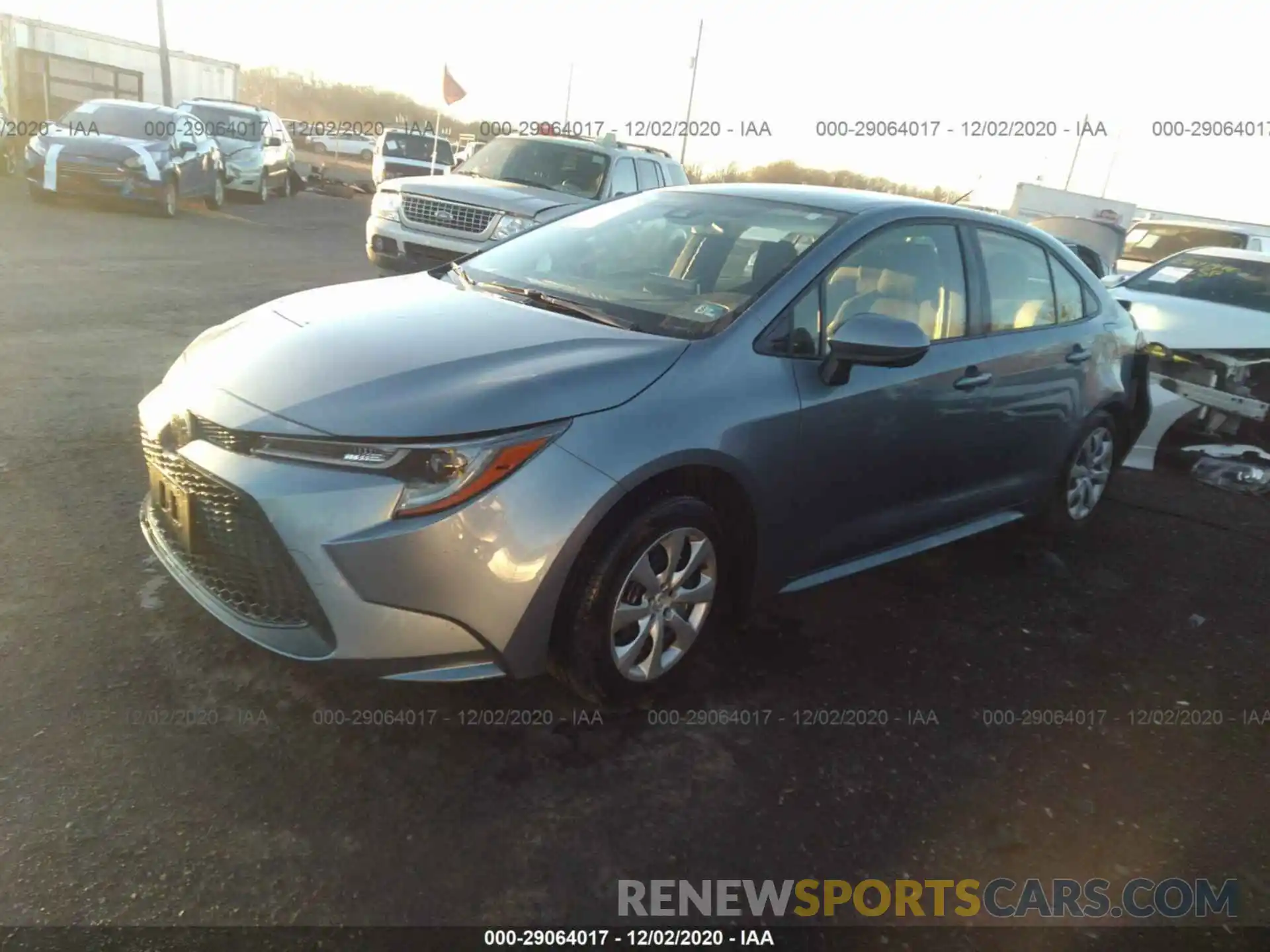 2 Photograph of a damaged car JTDEPRAE9LJ063242 TOYOTA COROLLA 2020