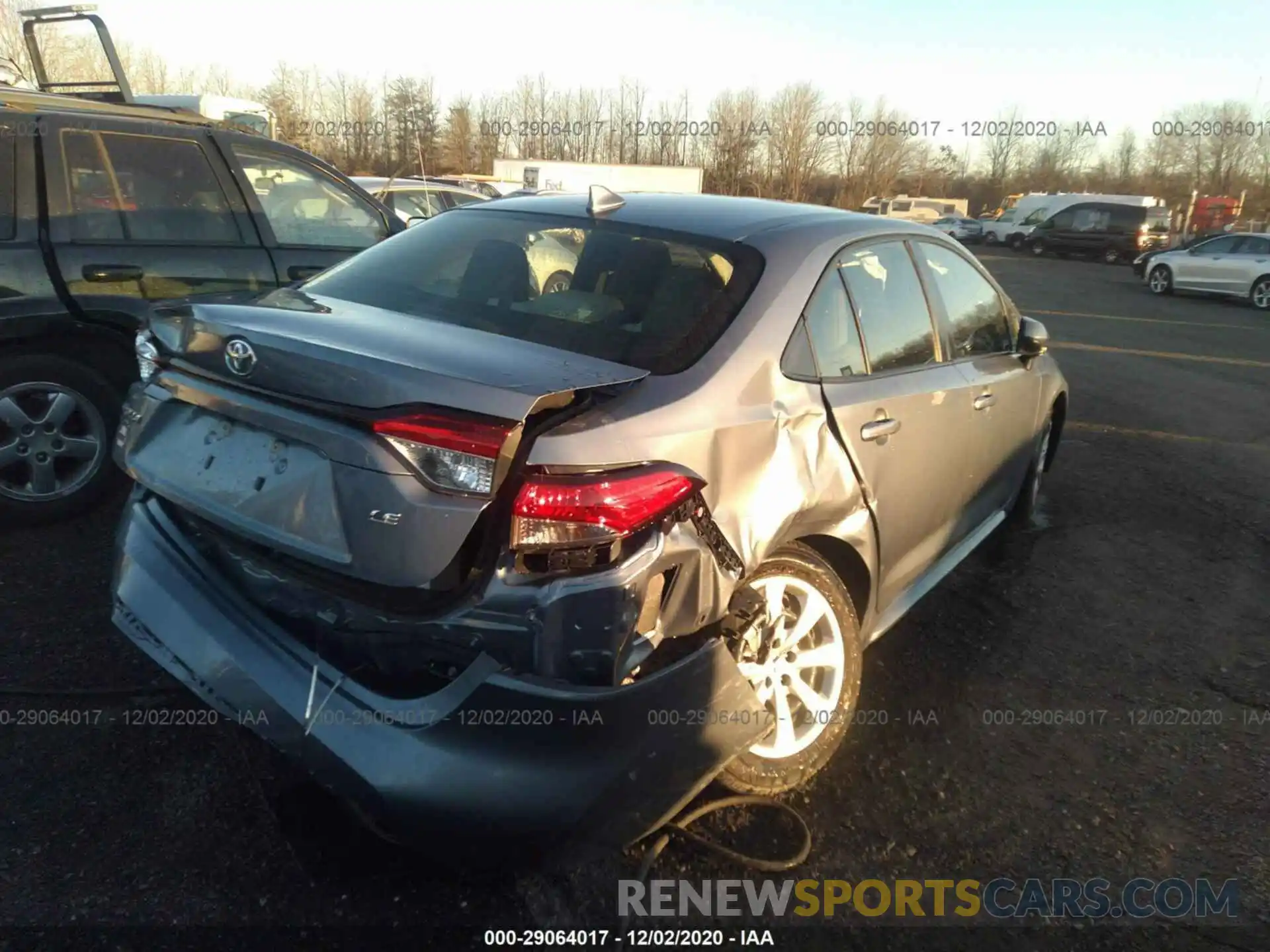 4 Photograph of a damaged car JTDEPRAE9LJ063242 TOYOTA COROLLA 2020