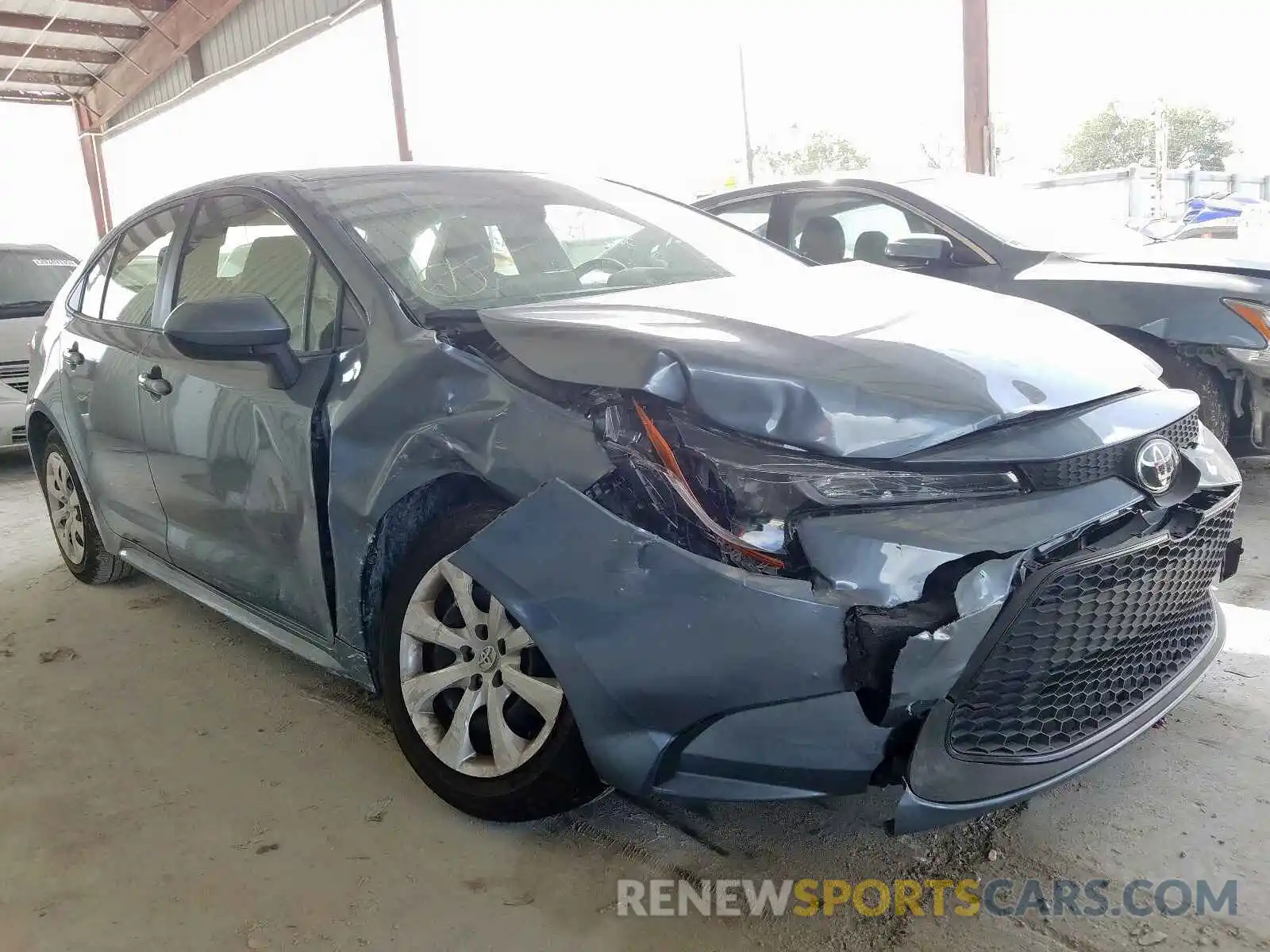 1 Photograph of a damaged car JTDEPRAE9LJ063449 TOYOTA COROLLA 2020