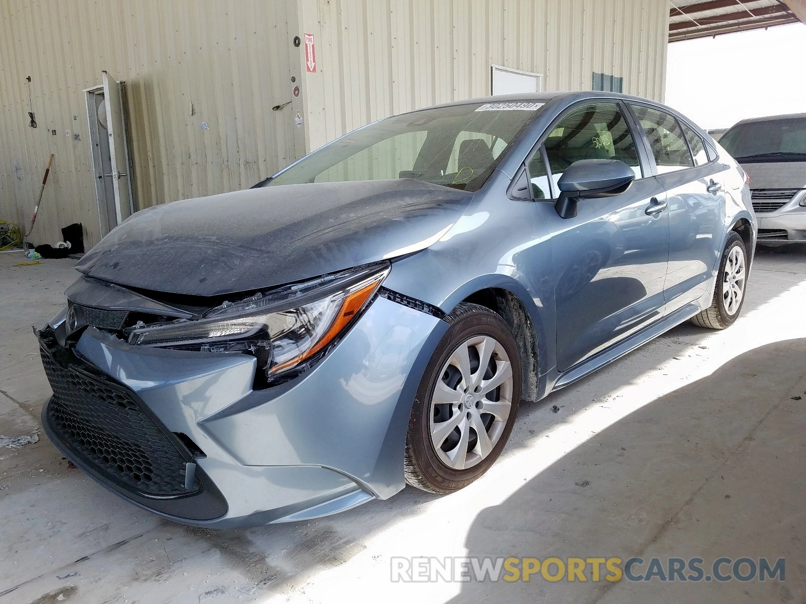 2 Photograph of a damaged car JTDEPRAE9LJ063449 TOYOTA COROLLA 2020