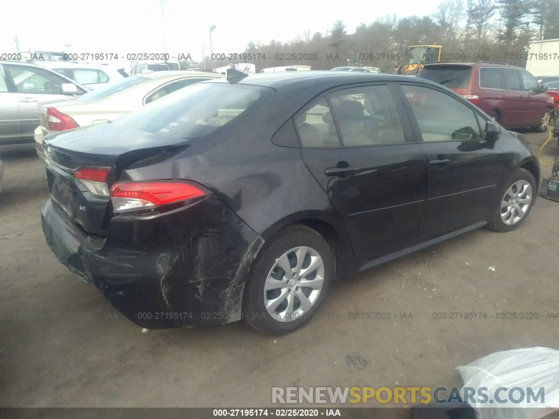 4 Photograph of a damaged car JTDEPRAE9LJ064634 TOYOTA COROLLA 2020