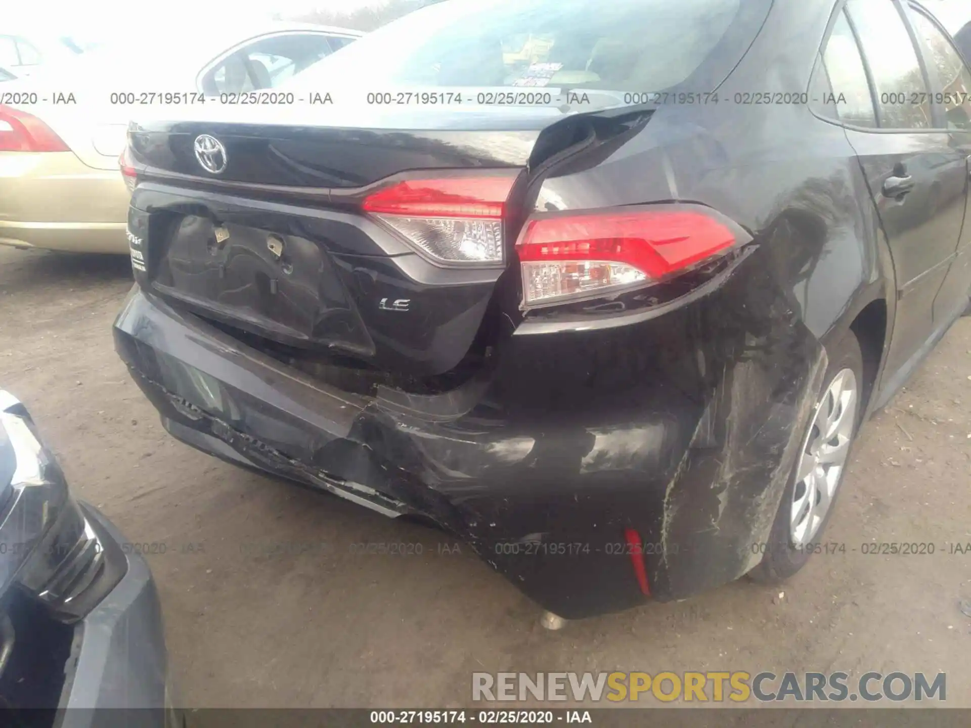 6 Photograph of a damaged car JTDEPRAE9LJ064634 TOYOTA COROLLA 2020