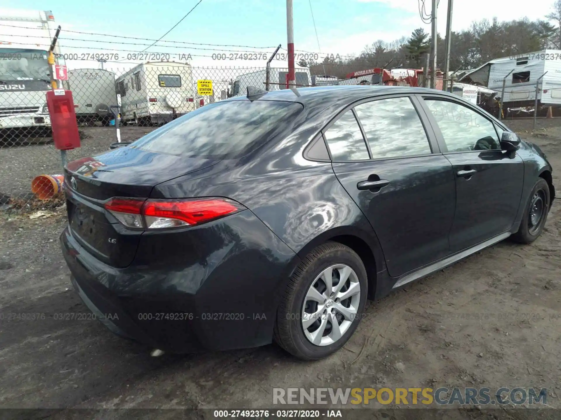 4 Photograph of a damaged car JTDEPRAE9LJ065248 TOYOTA COROLLA 2020