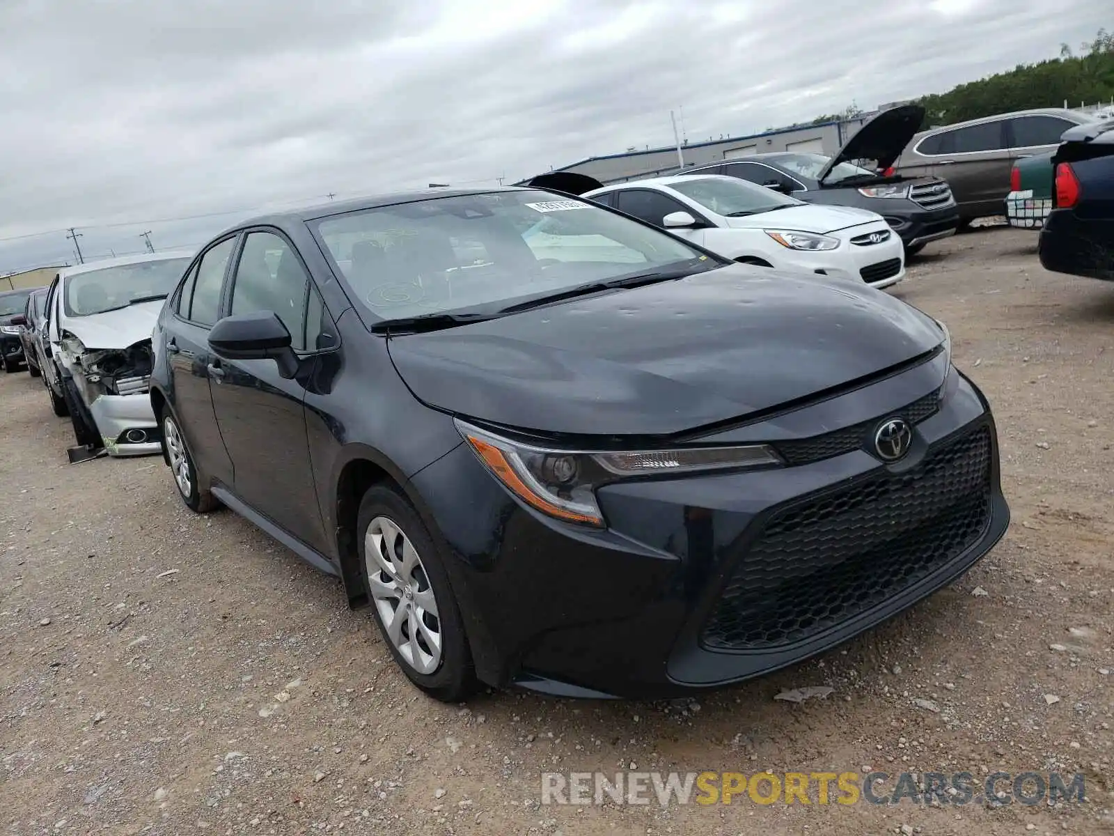 1 Photograph of a damaged car JTDEPRAE9LJ066030 TOYOTA COROLLA 2020