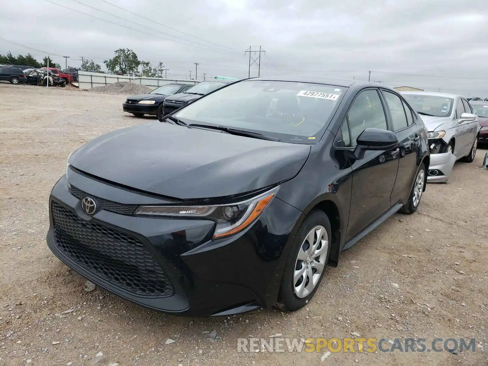 2 Photograph of a damaged car JTDEPRAE9LJ066030 TOYOTA COROLLA 2020