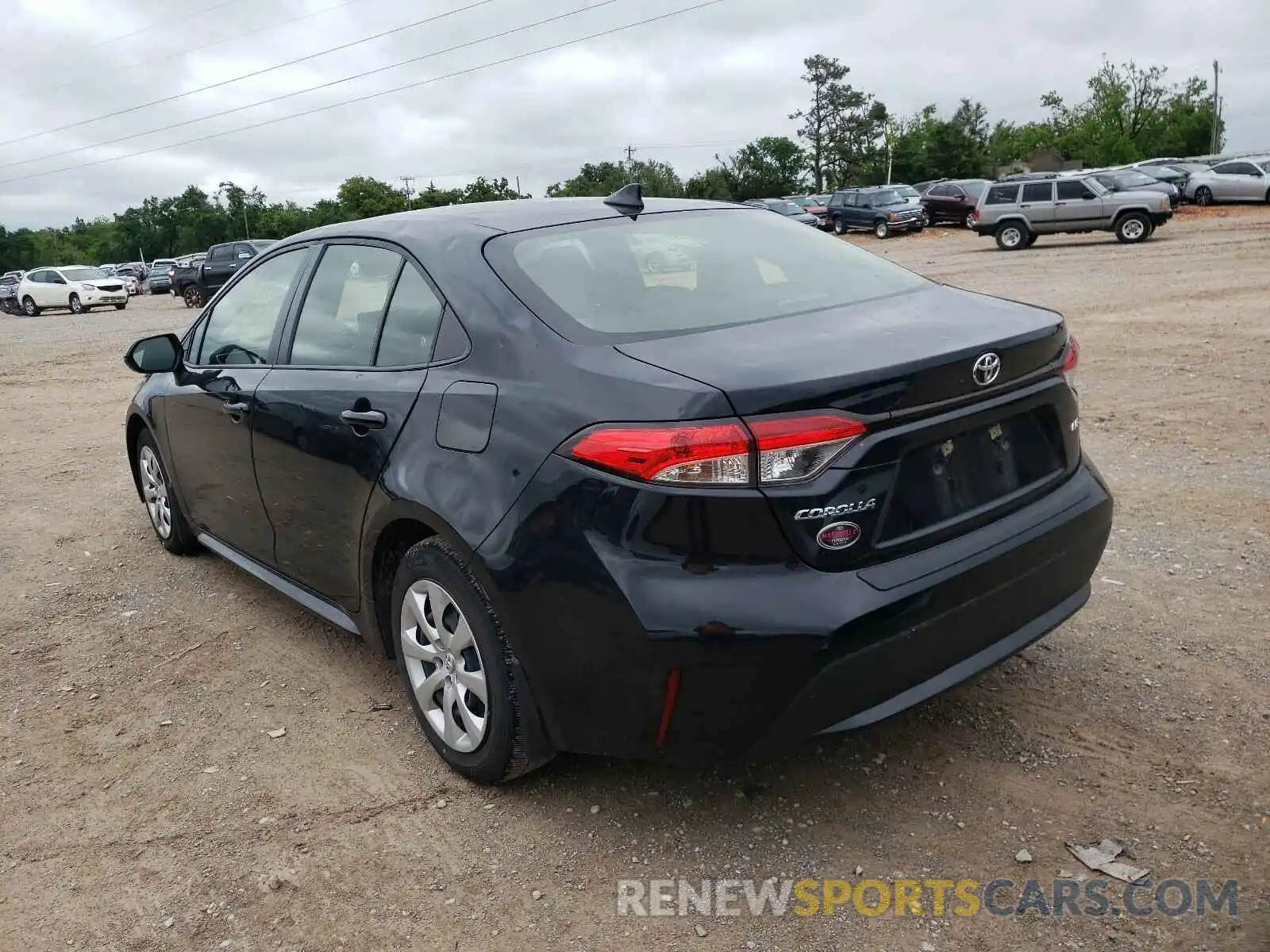 3 Photograph of a damaged car JTDEPRAE9LJ066030 TOYOTA COROLLA 2020