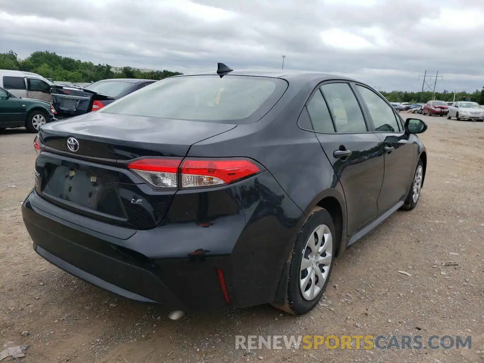 4 Photograph of a damaged car JTDEPRAE9LJ066030 TOYOTA COROLLA 2020