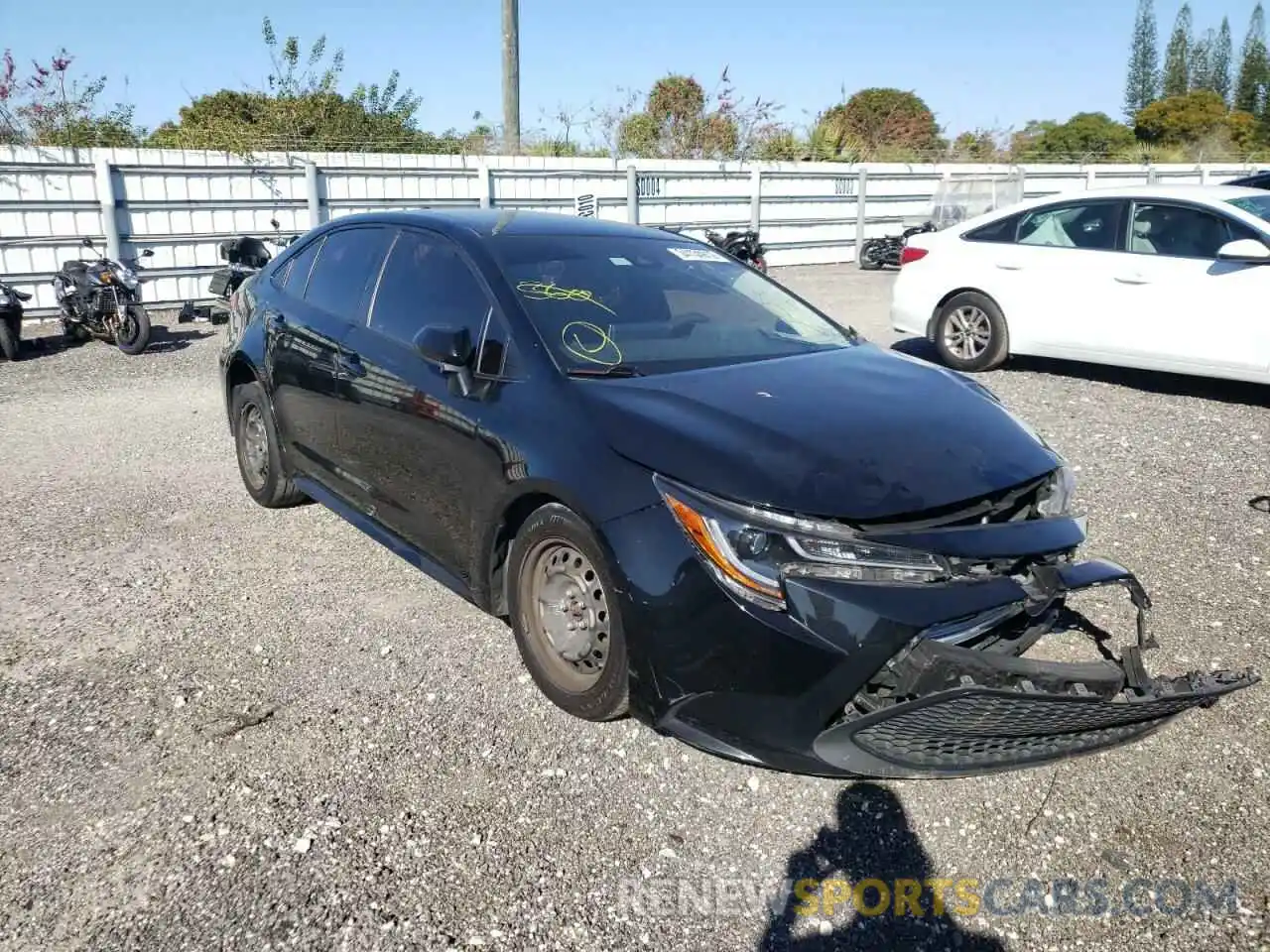 1 Photograph of a damaged car JTDEPRAE9LJ066741 TOYOTA COROLLA 2020