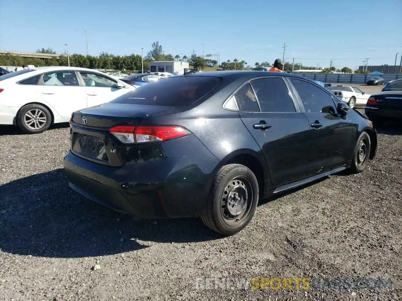 4 Photograph of a damaged car JTDEPRAE9LJ066741 TOYOTA COROLLA 2020