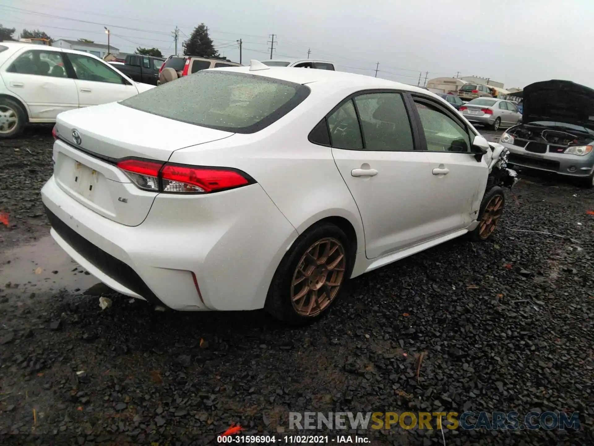 4 Photograph of a damaged car JTDEPRAE9LJ066934 TOYOTA COROLLA 2020