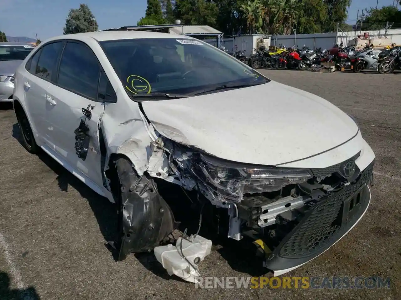 1 Photograph of a damaged car JTDEPRAE9LJ067033 TOYOTA COROLLA 2020