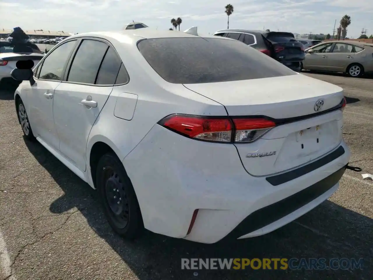 3 Photograph of a damaged car JTDEPRAE9LJ067033 TOYOTA COROLLA 2020