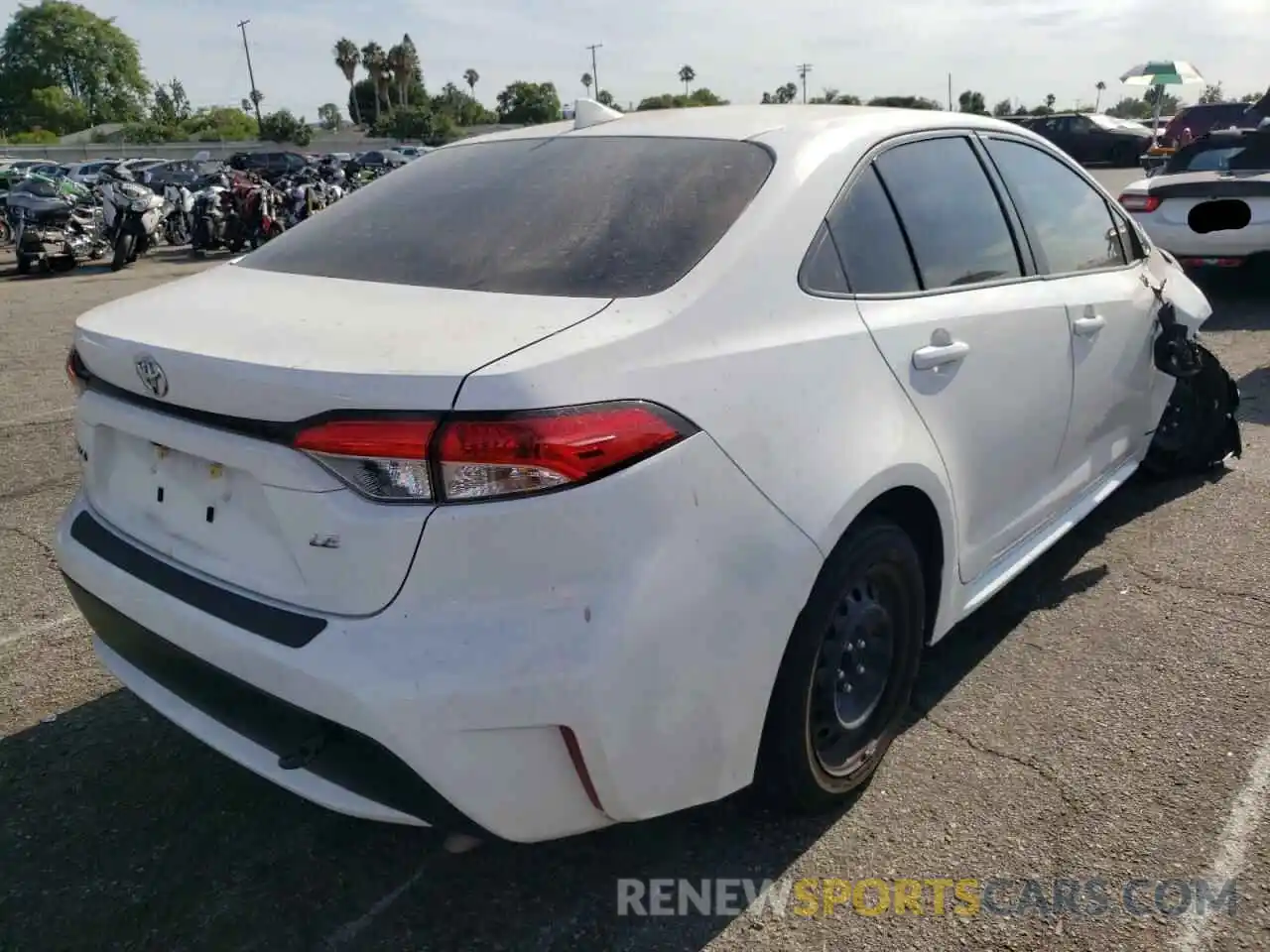 4 Photograph of a damaged car JTDEPRAE9LJ067033 TOYOTA COROLLA 2020