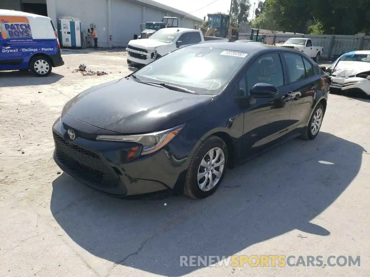 2 Photograph of a damaged car JTDEPRAE9LJ067131 TOYOTA COROLLA 2020