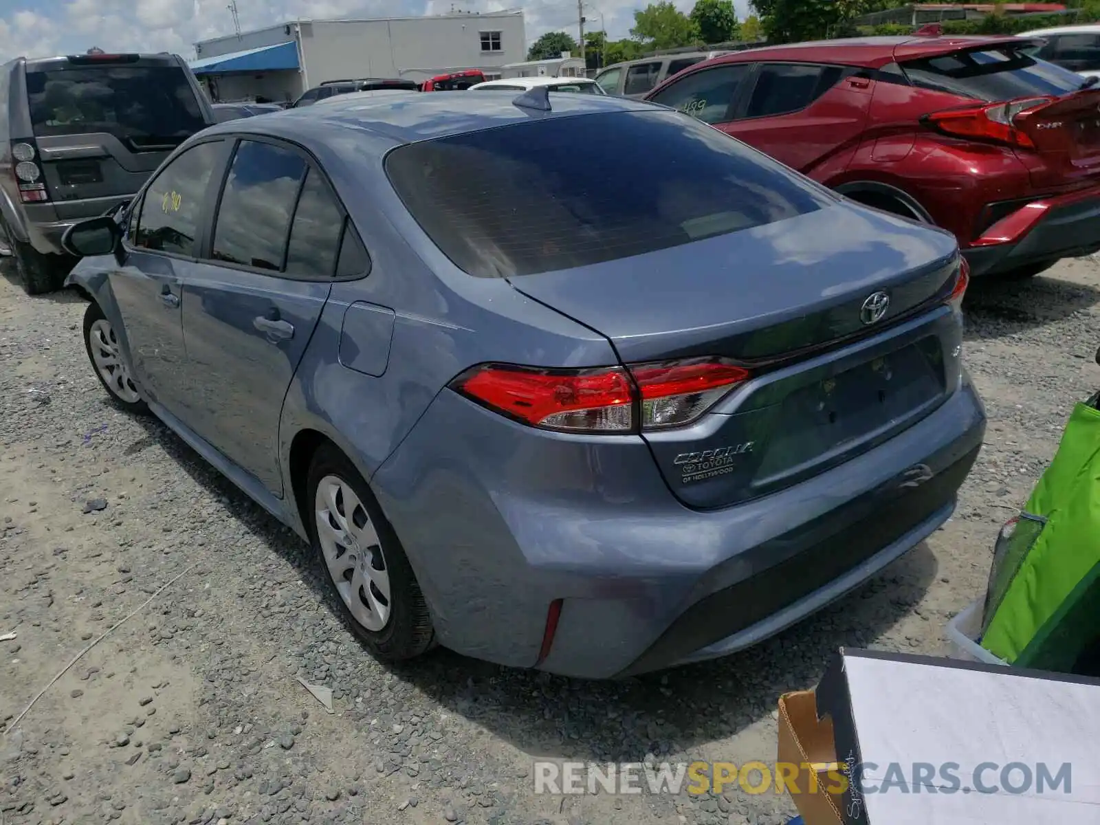 3 Photograph of a damaged car JTDEPRAE9LJ067209 TOYOTA COROLLA 2020