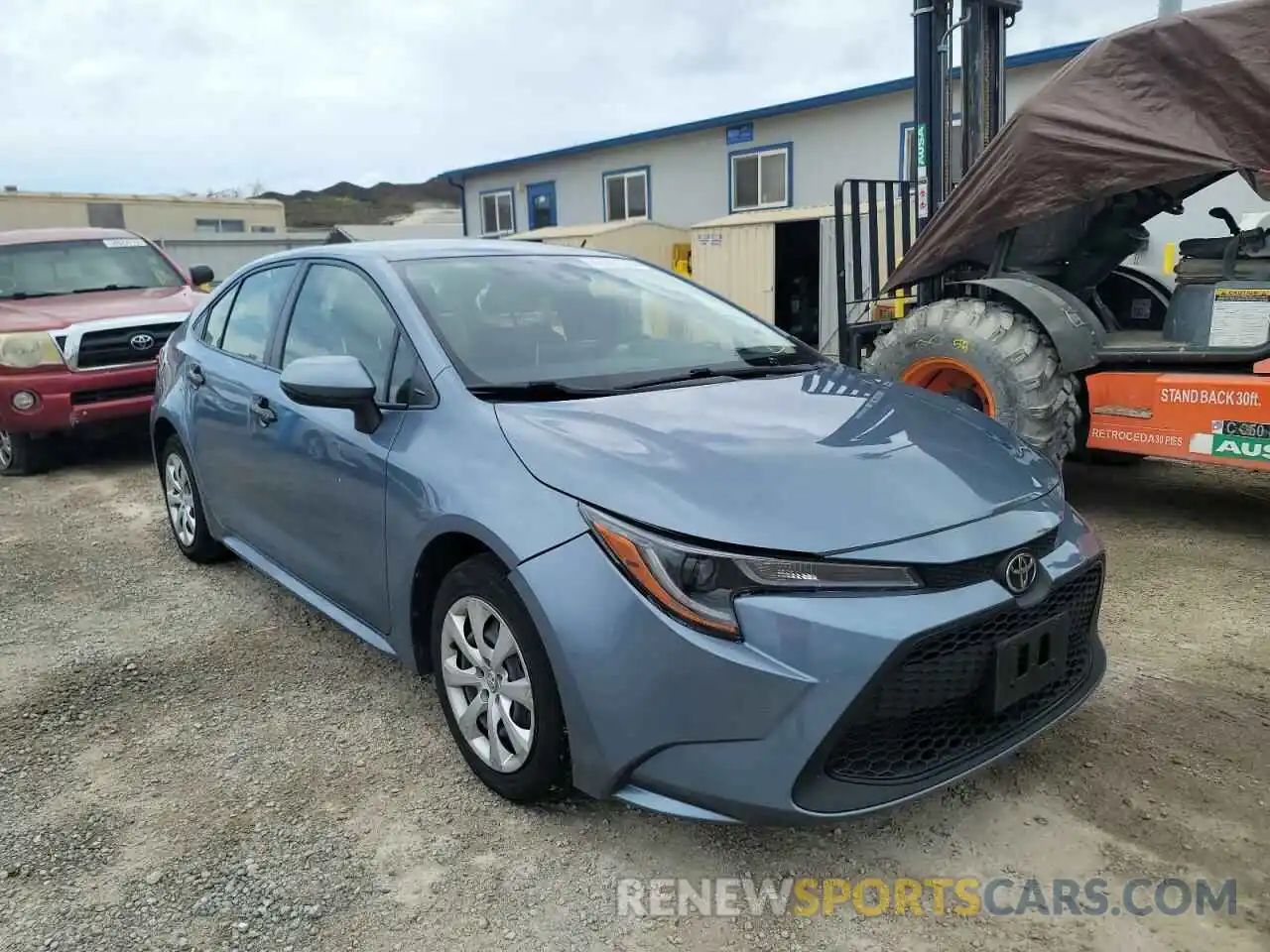 1 Photograph of a damaged car JTDEPRAE9LJ067923 TOYOTA COROLLA 2020