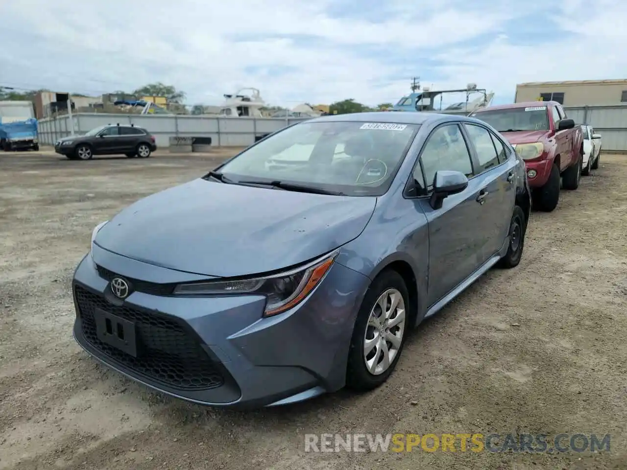 2 Photograph of a damaged car JTDEPRAE9LJ067923 TOYOTA COROLLA 2020