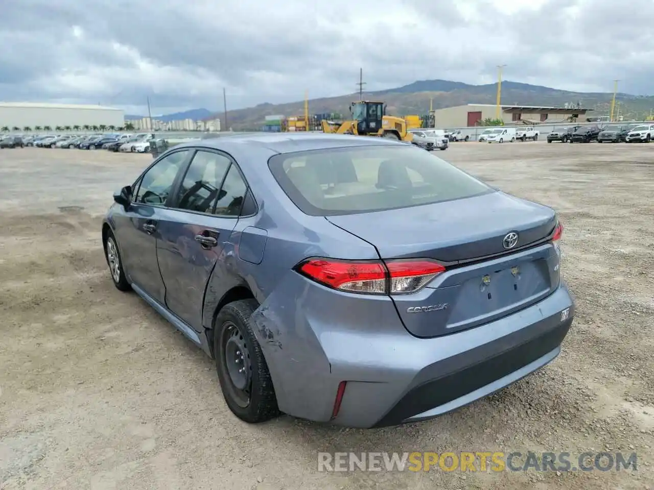 3 Photograph of a damaged car JTDEPRAE9LJ067923 TOYOTA COROLLA 2020