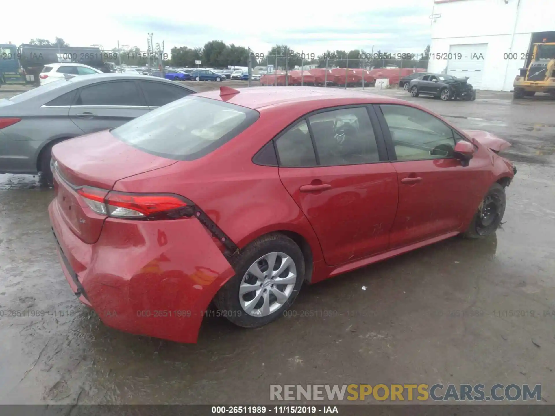 4 Photograph of a damaged car JTDEPRAE9LJ068974 TOYOTA COROLLA 2020