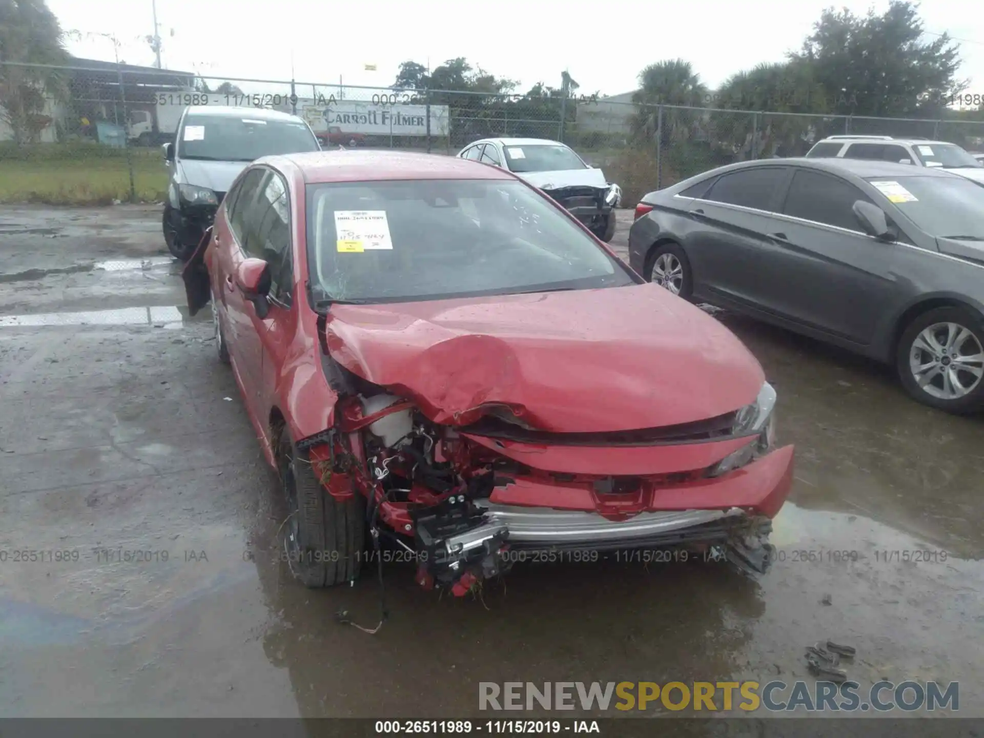 6 Photograph of a damaged car JTDEPRAE9LJ068974 TOYOTA COROLLA 2020