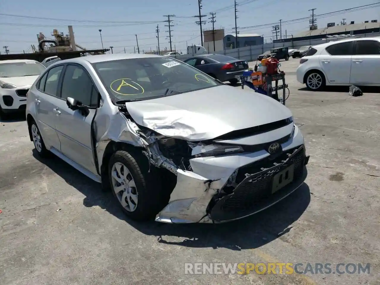 9 Photograph of a damaged car JTDEPRAE9LJ069834 TOYOTA COROLLA 2020