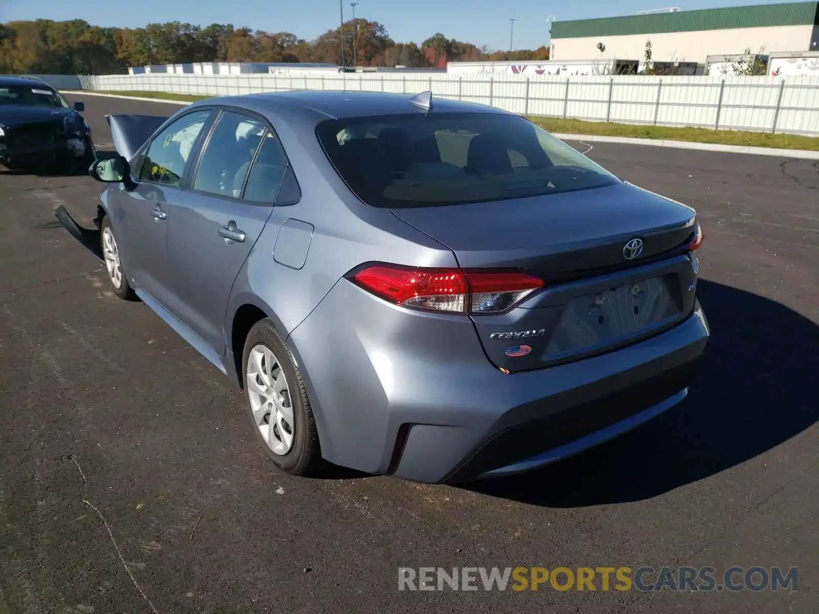 3 Photograph of a damaged car JTDEPRAE9LJ070157 TOYOTA COROLLA 2020