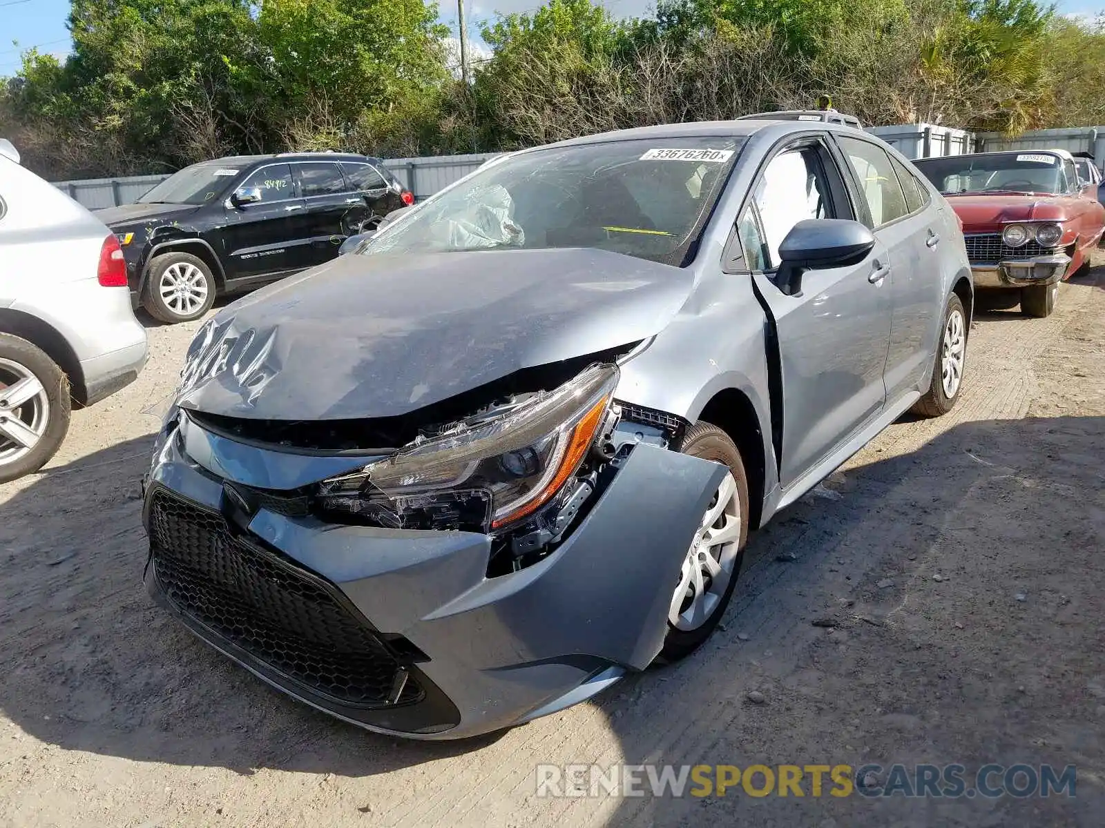 2 Photograph of a damaged car JTDEPRAE9LJ072118 TOYOTA COROLLA 2020