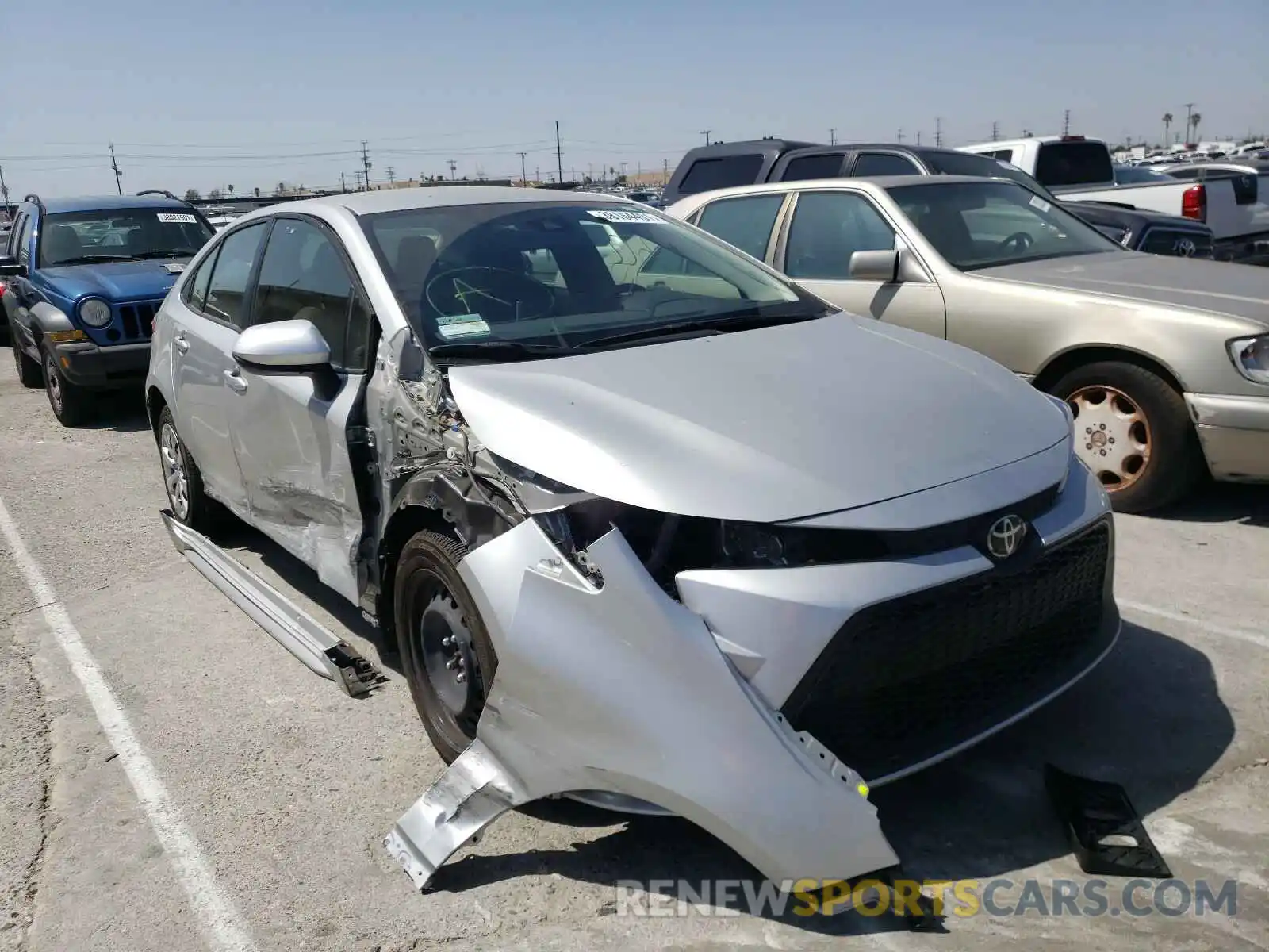 1 Фотография поврежденного автомобиля JTDEPRAE9LJ072958 TOYOTA COROLLA 2020