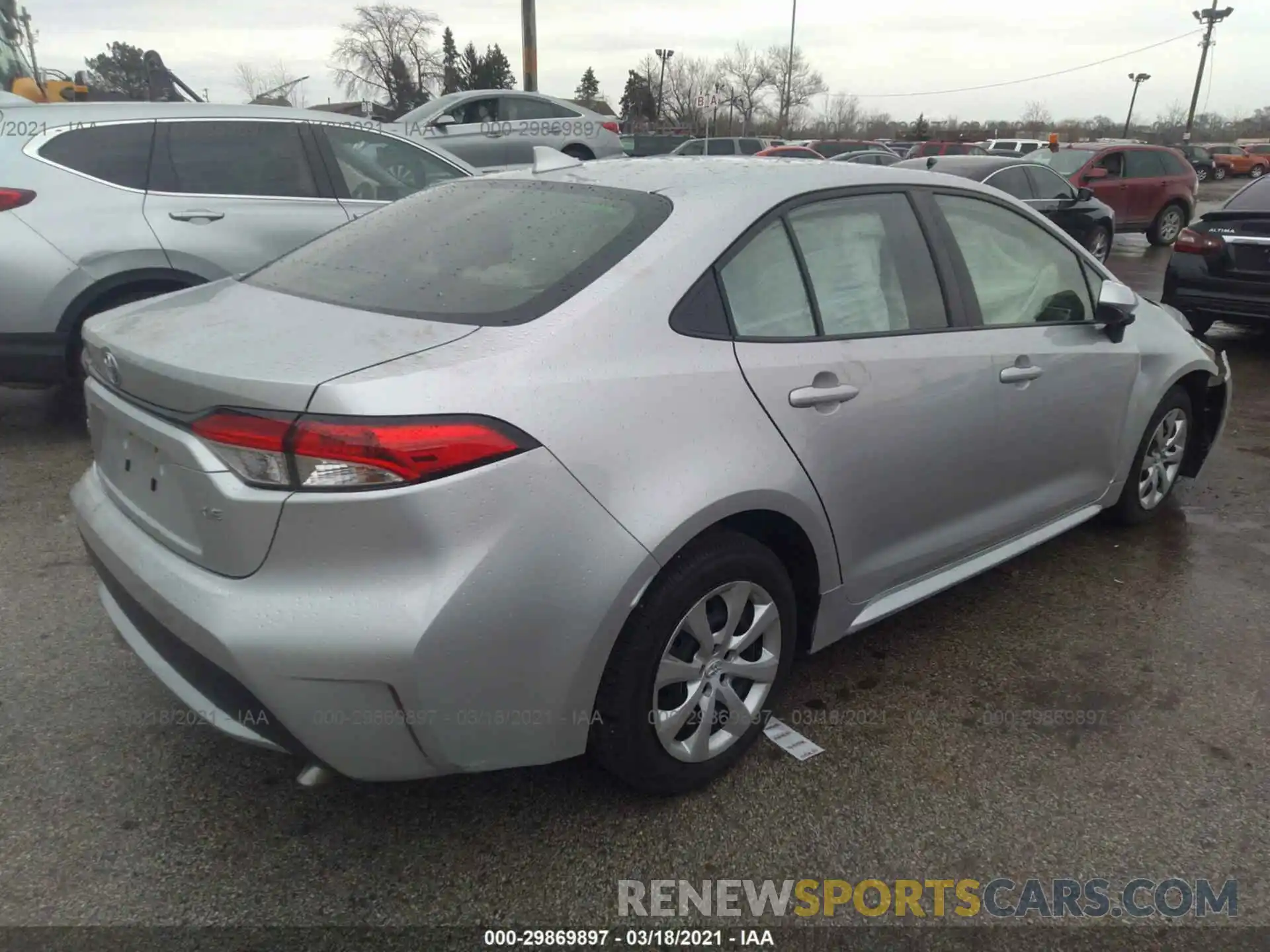 4 Photograph of a damaged car JTDEPRAE9LJ073138 TOYOTA COROLLA 2020