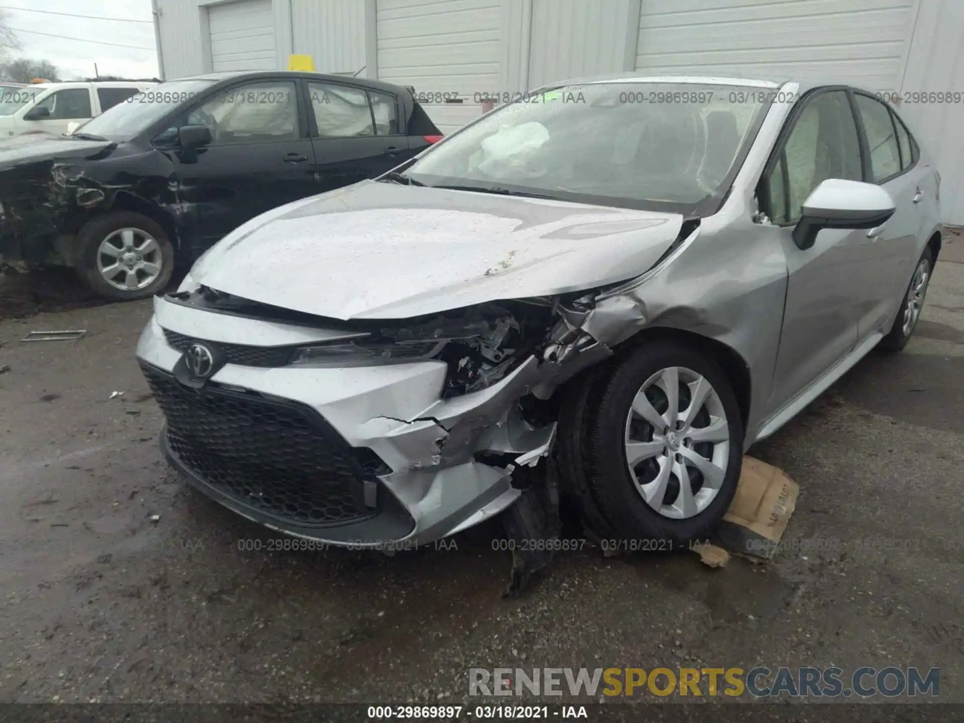 6 Photograph of a damaged car JTDEPRAE9LJ073138 TOYOTA COROLLA 2020