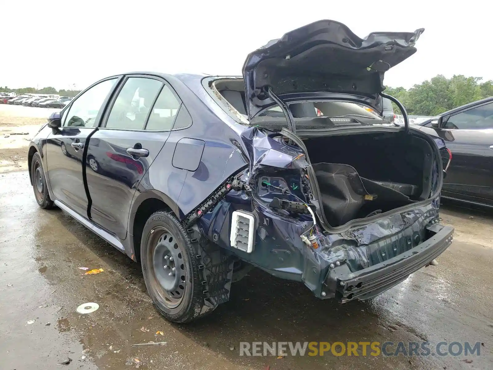 3 Photograph of a damaged car JTDEPRAE9LJ074094 TOYOTA COROLLA 2020