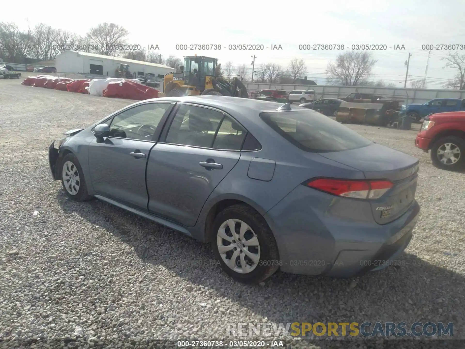 3 Photograph of a damaged car JTDEPRAE9LJ075360 TOYOTA COROLLA 2020