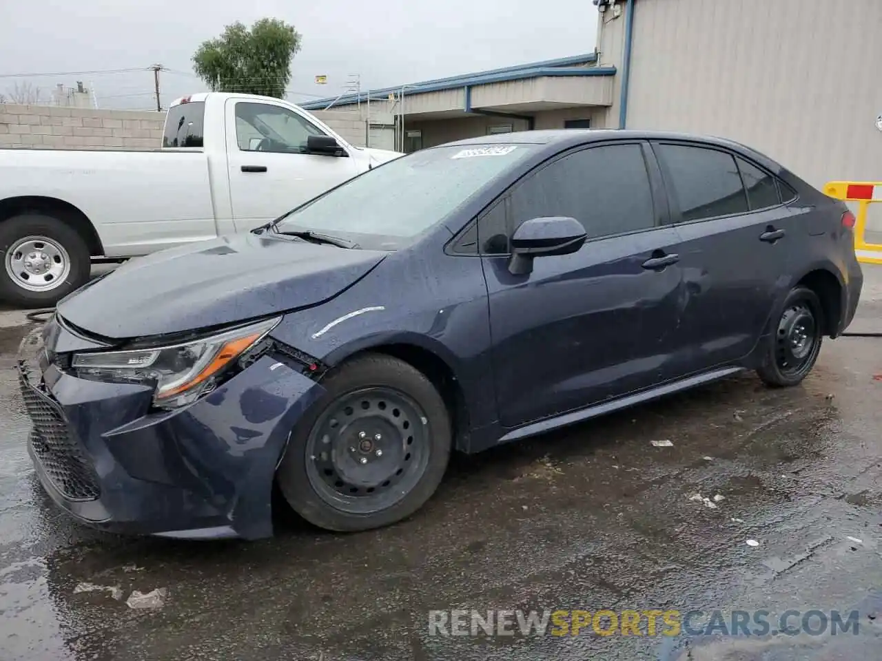 1 Photograph of a damaged car JTDEPRAE9LJ075696 TOYOTA COROLLA 2020