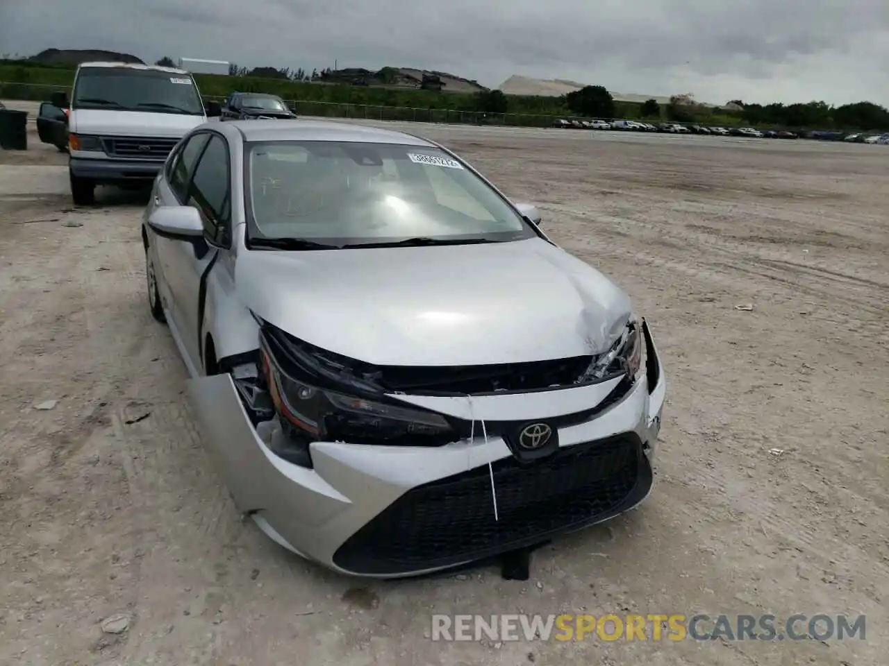 9 Photograph of a damaged car JTDEPRAE9LJ075777 TOYOTA COROLLA 2020