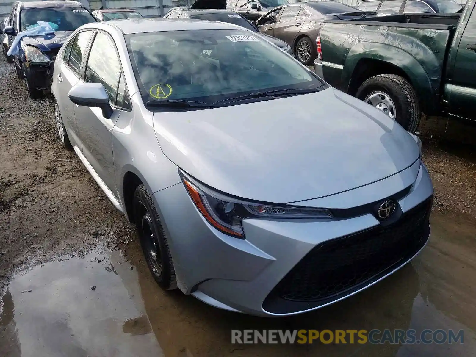 1 Photograph of a damaged car JTDEPRAE9LJ075794 TOYOTA COROLLA 2020