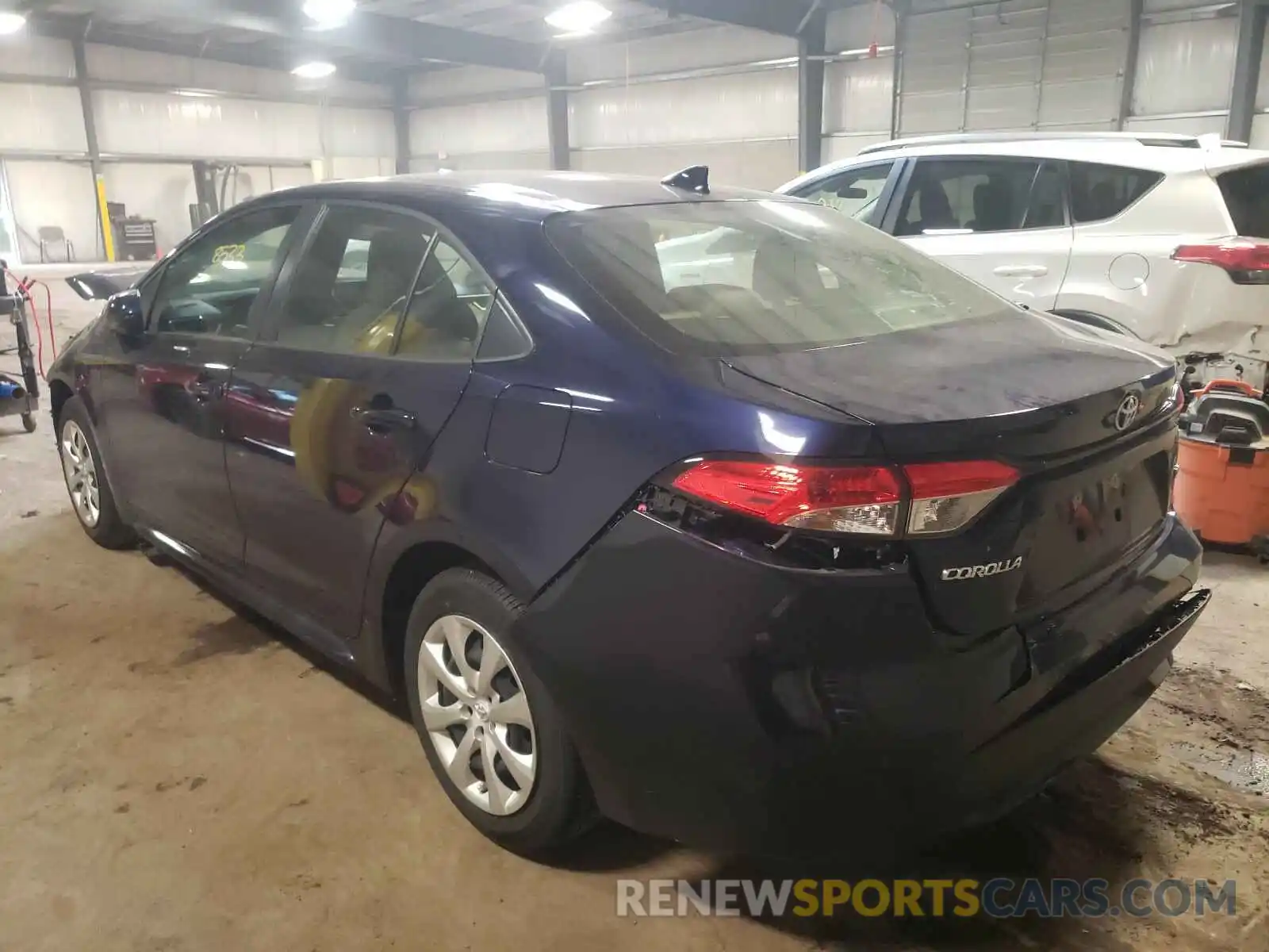 3 Photograph of a damaged car JTDEPRAE9LJ076122 TOYOTA COROLLA 2020