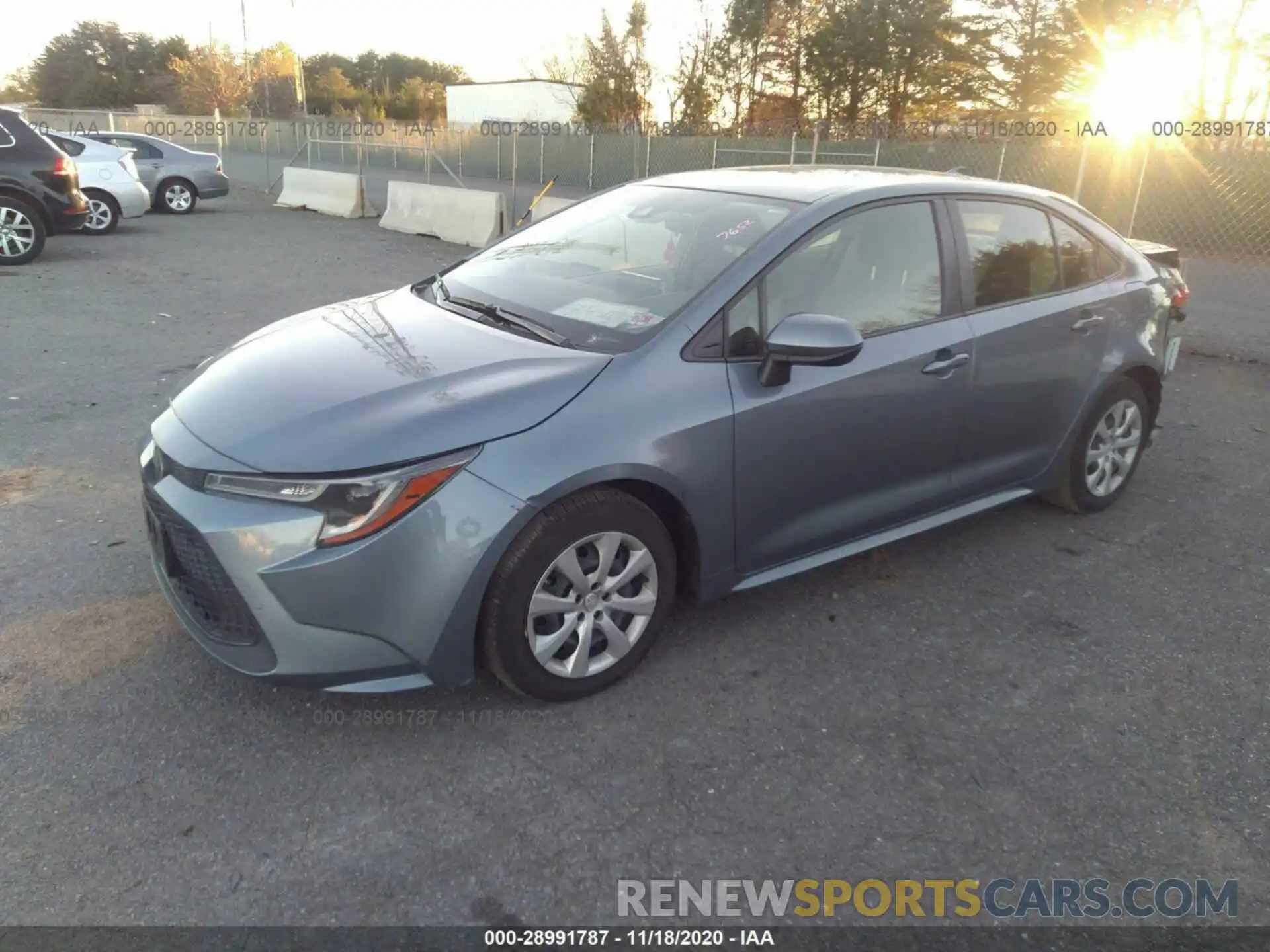 2 Photograph of a damaged car JTDEPRAE9LJ077092 TOYOTA COROLLA 2020