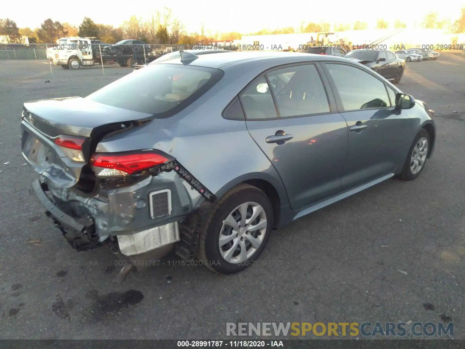 4 Photograph of a damaged car JTDEPRAE9LJ077092 TOYOTA COROLLA 2020