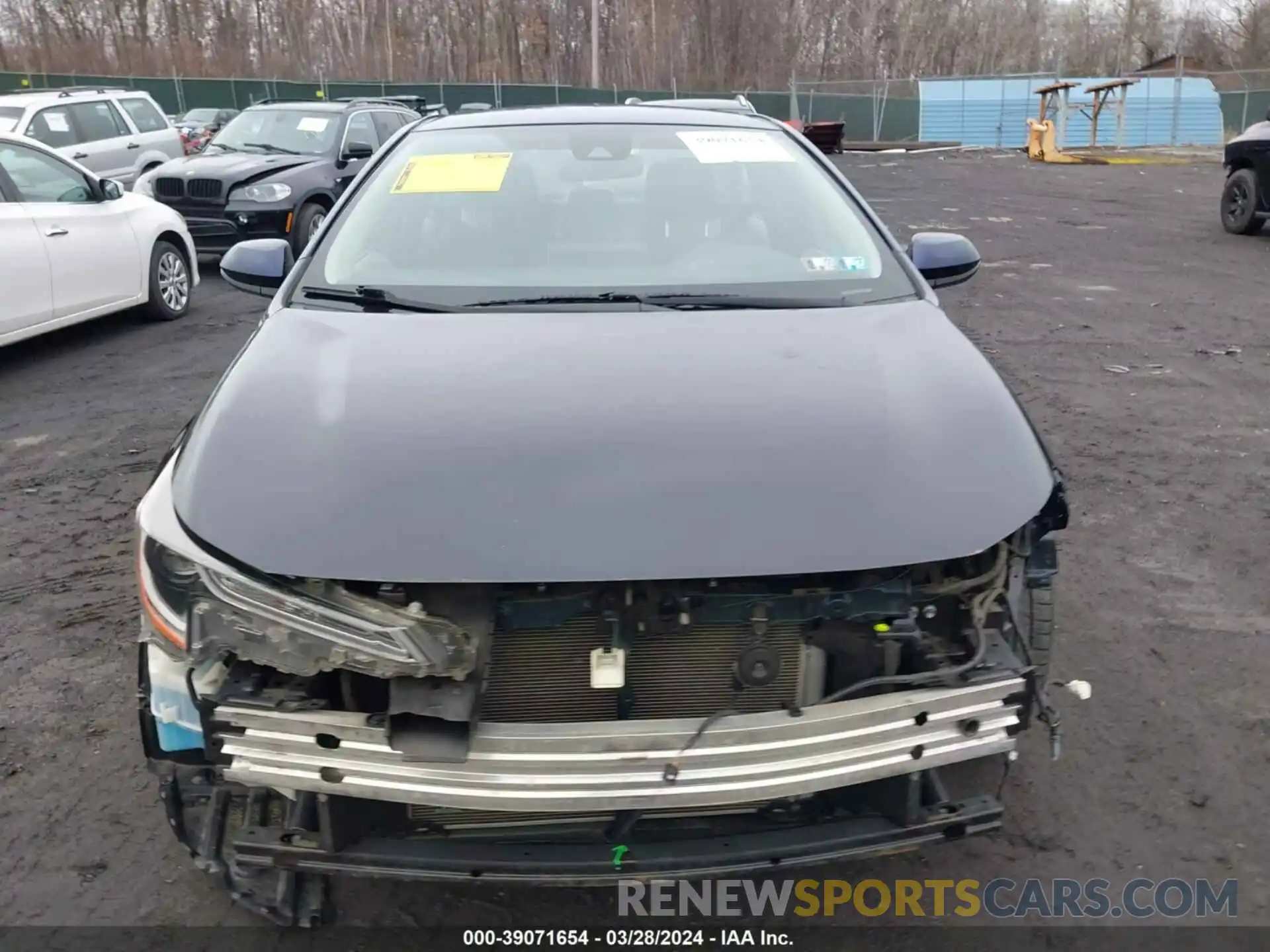 12 Photograph of a damaged car JTDEPRAE9LJ077139 TOYOTA COROLLA 2020